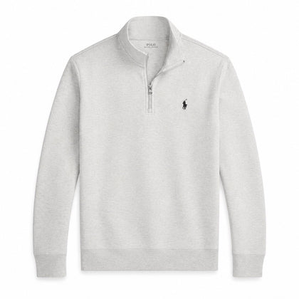 Ralph Lauren Doppelstrick Stehkragen Pullover Mit Reißverschluss