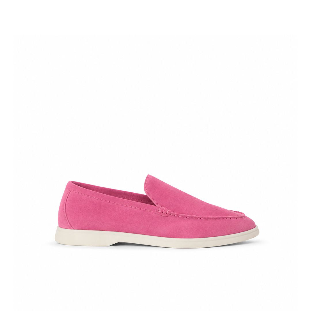 Loro Piana Mokassin Summer Walk - Fuchsia Rosa