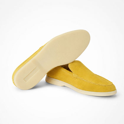 Loro Piana Mokassin Summer Walk - Safrangelb