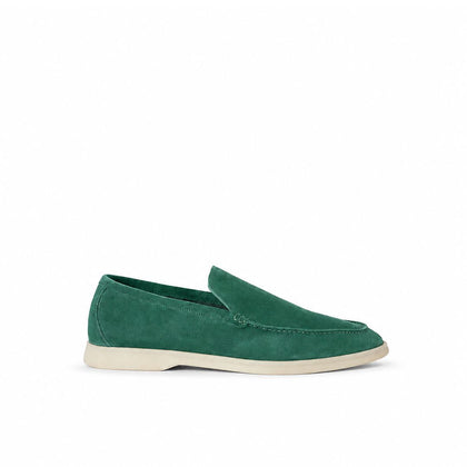 Loro Piana Mokassin Summer Walk - Smaragdgrün