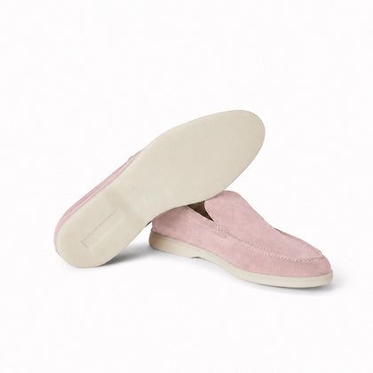 Loro Piana Mokassin Summer Walk - Puderrosa