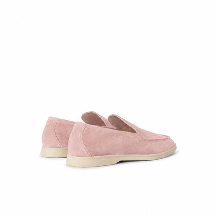 Loro Piana Mokassin Summer Walk - Puderrosa