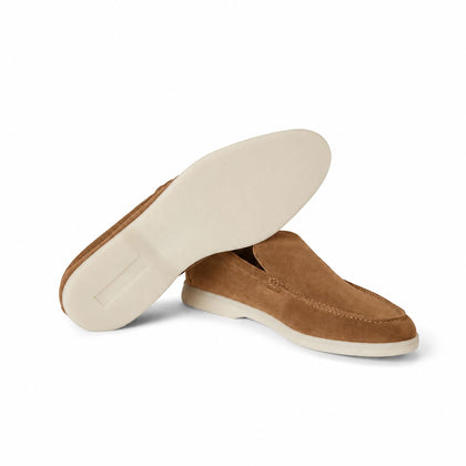 Loro Piana Mokassin Summer Walk - Cognacbraun