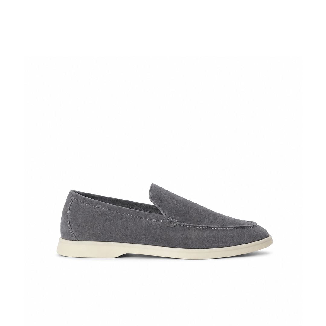 Loro Piana Mokassin Summer Walk - Anthrazit