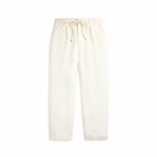 Ralph Lauren Lateef Relaxed Fit Leinen-Hose Mit Falten
