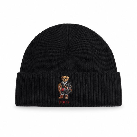 Ralph Lauren Polo Bear Rippstrickmütze