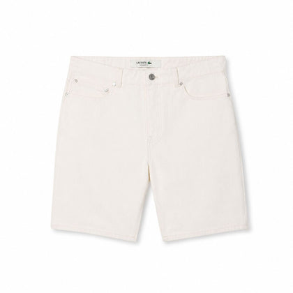 Lacoste Straight Fit Denim Bermuda Shorts