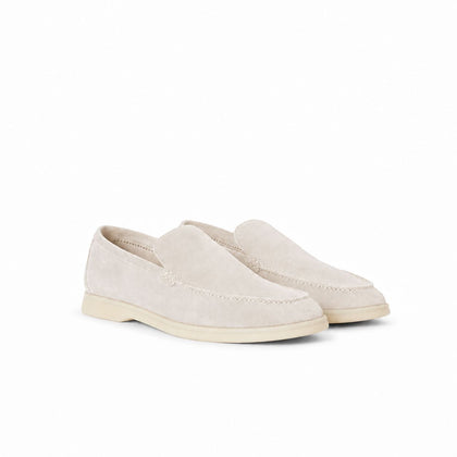 Loro Piana Mokassin Summer Walk - Cremeweiß