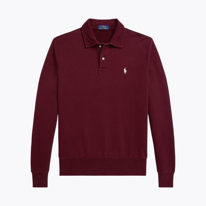 Ralph Lauren Loopback Fleece Sweatshirt Mit Kragen