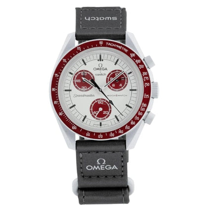 Omega X Swatch Speedmaster Moonswatch "mission to Mars" Chronograph