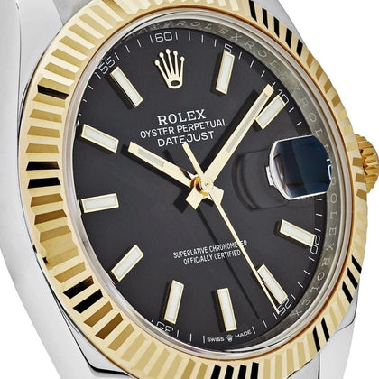 Rolex Datejust Oystersteel 126333 'gold White' - Luxusuhr