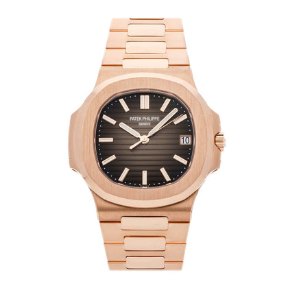Patek Philippe Nautilus Chronograph 5980/1R-001 Roségold Schwarzes Zifferblatt
