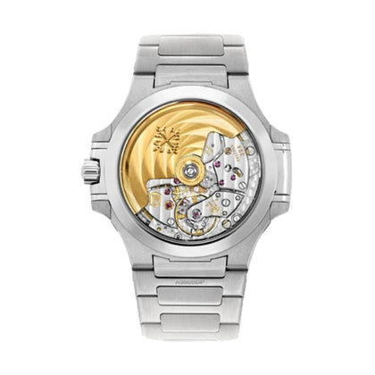 Patek Philippe Nautilus Stahl Blaues Zifferblatt Mondphase 5712/1A-001