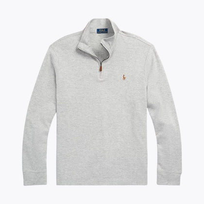 Ralph Lauren Estate-Rib Pullover Mit Viertel-Reißverschluss