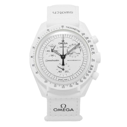 Omega X Swatch Speedmaster Moonswatch "mission to the Moonphase – Full Moon" Chronograph