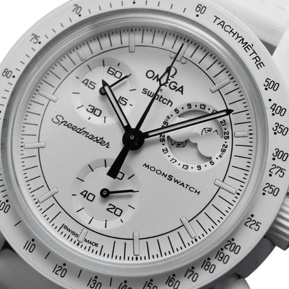 Omega X Swatch Speedmaster Moonswatch "mission to the Moonphase – Full Moon" Chronograph
