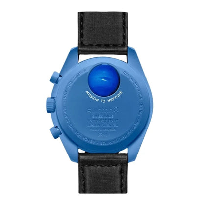Omega X Swatch Speedmaster Moonswatch "mission to Neptune" Chronograph