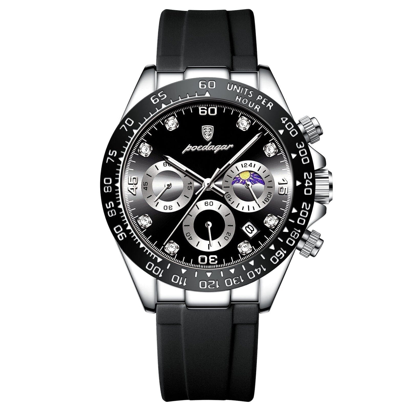 Poedagar Chronograph Mit Datumsanzeige