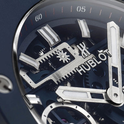 Hublot Big Bang MECA-10 Keramik Blau 45mm Herrenchronograph