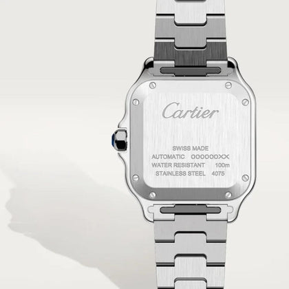 Cartier Santos Classic Silber Herrenarmbanduhr