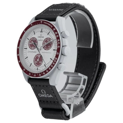 Omega X Swatch Speedmaster Moonswatch "mission to Mars" Chronograph